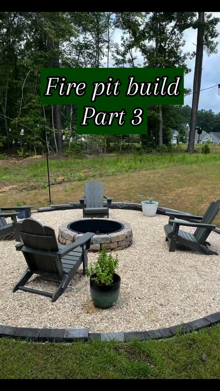 Final part of fire pit build ✨

Love how this turned out! And now that the weather is cooling off, we can make s’mores in the backyard in the evenings 

#Firepit #homebuild #diy #backyard #garden #homedesign #diyprojects