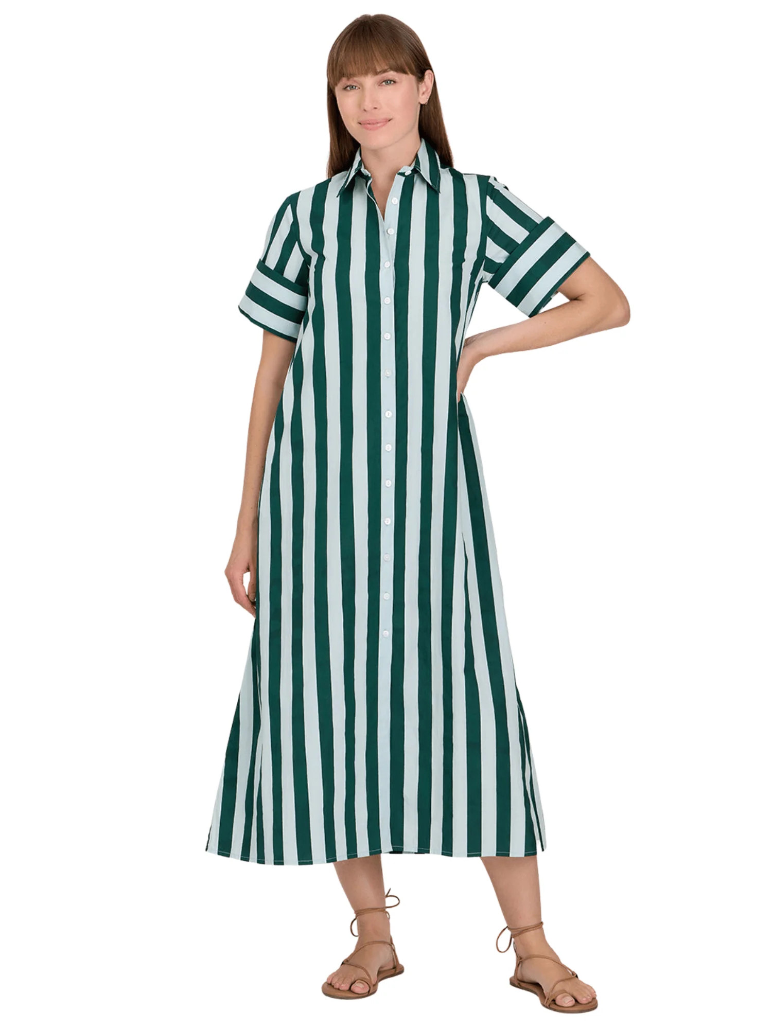 Gibbons Dress in Dunlin Stripes | Beau & Ro
