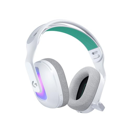 Logitech G522 Lightspeed Wireless Gaming Headset, Full-Band Mic, Advanced Audio, Tri-Connect (Lightspeed, Bluetooth, USB A to C), LIGHTSYNC RGB, for PC & Nintendo Switch/Switch 2 - White | Amazon (US)
