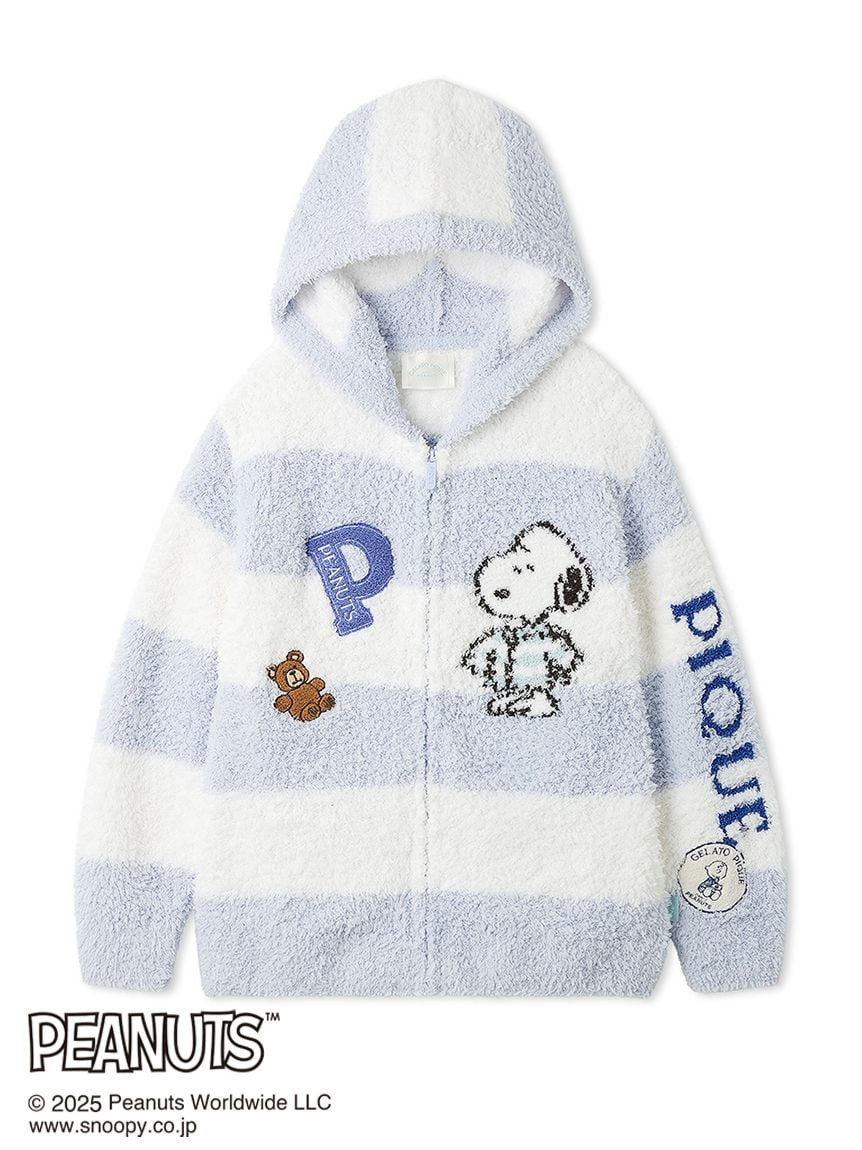 [PEANUTS] Unisex Original Art Jacquard Hoodie | Gelato Pique