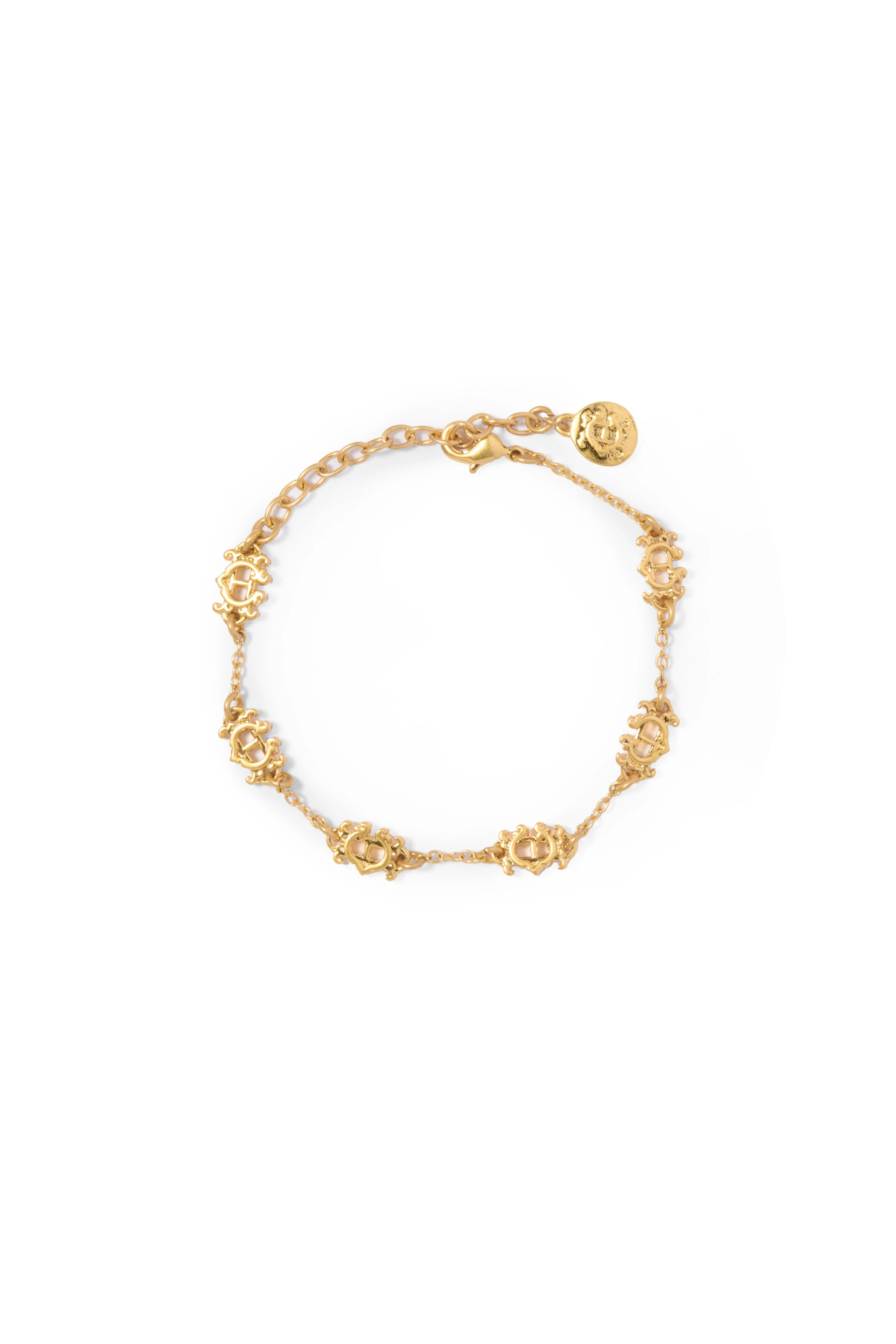 Fine Heraldic HC Bracelet (Vintage Gold) | Holland Cooper