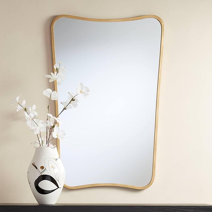 Uttermost Segundo Brass Metal 22" x 34" Wall Mirror | Amazon (US)