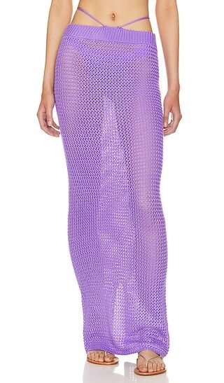 Alma Skirt in Irise Purple | Revolve Clothing (Global)