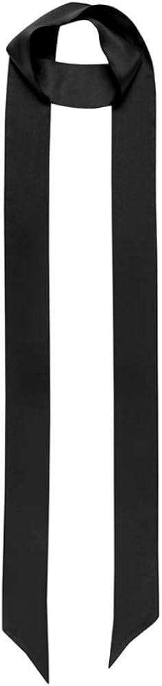 SilRiver Women's Silk Satin Skinny Scarf Long Necktie Sash Tie Headdress Fashion Accessories | Amazon (US)