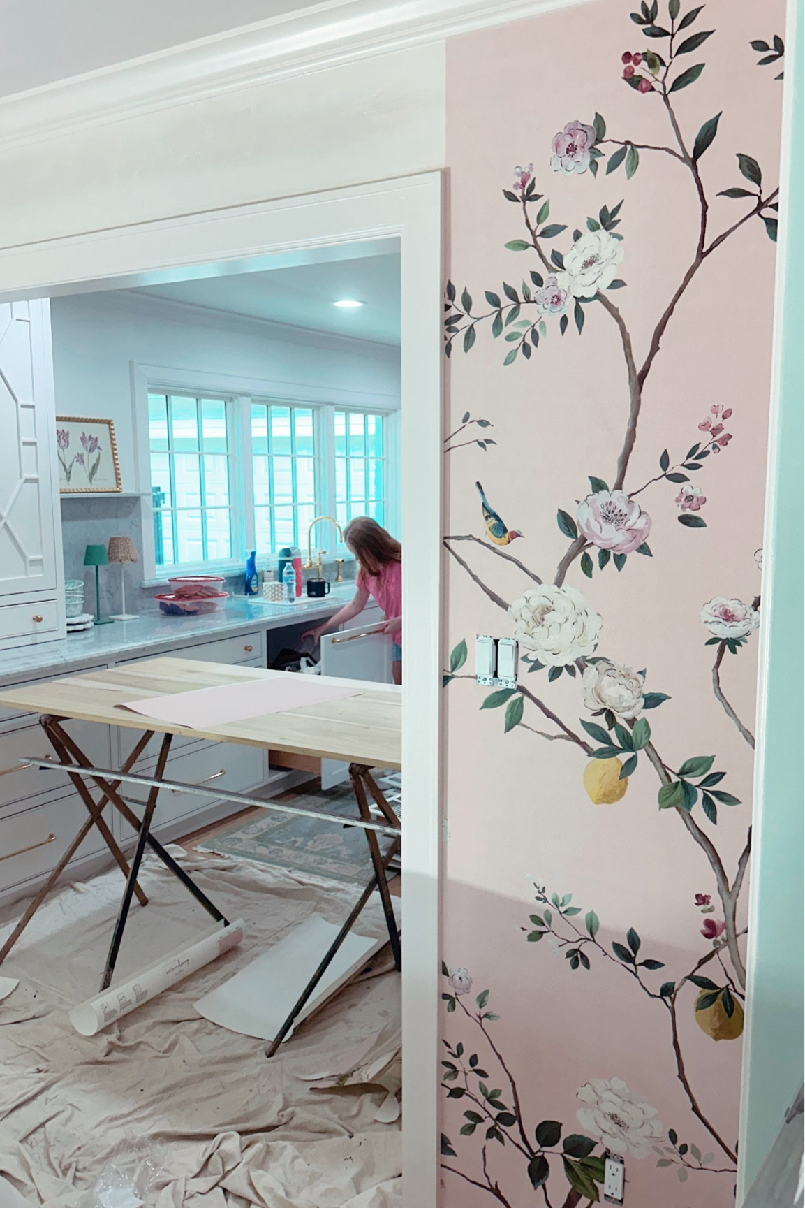 Chinoiserie blossom wallpaper on sale 

#LTKHome
