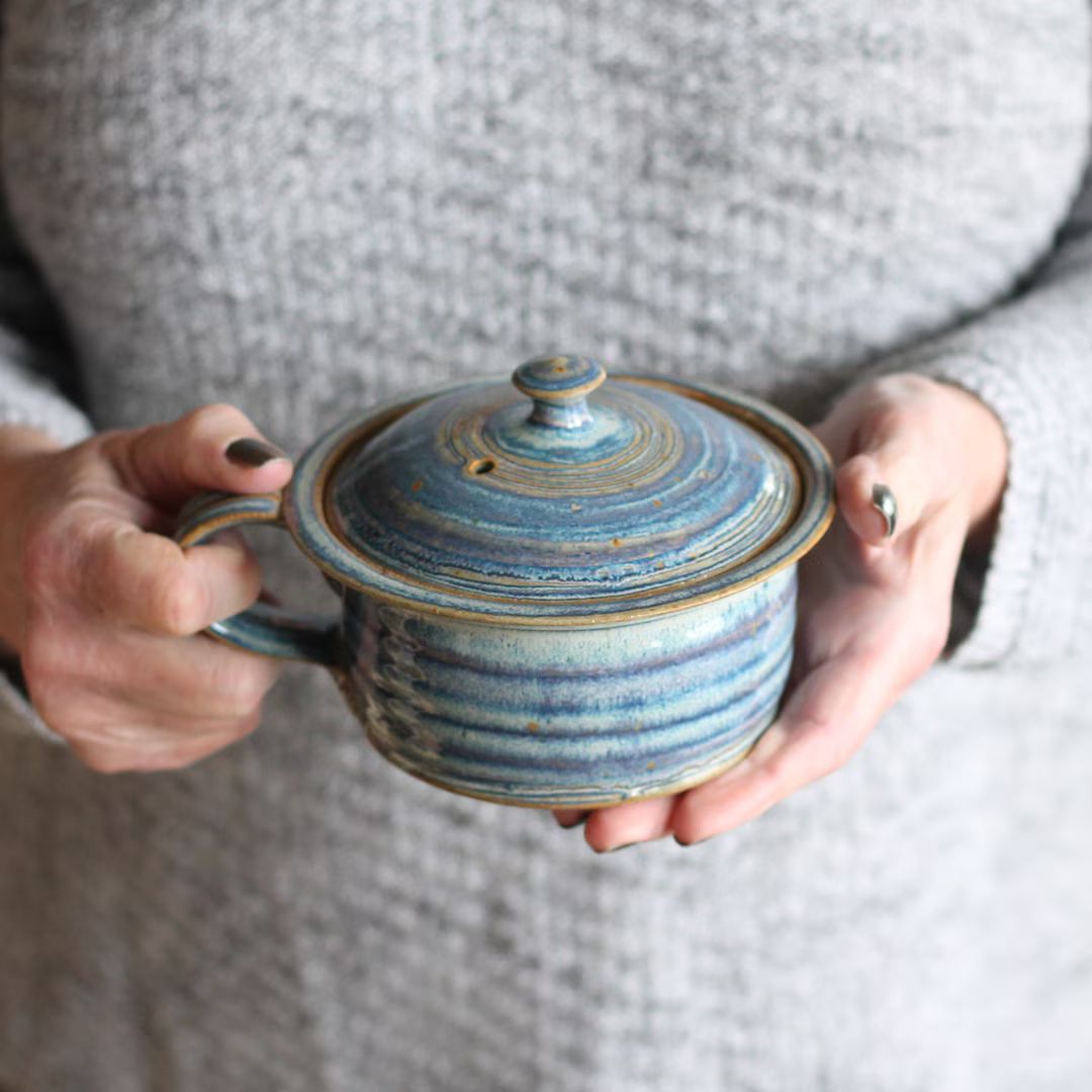 Handmade Pottery Egg Cooker 9 Colors - Etsy | Etsy (US)
