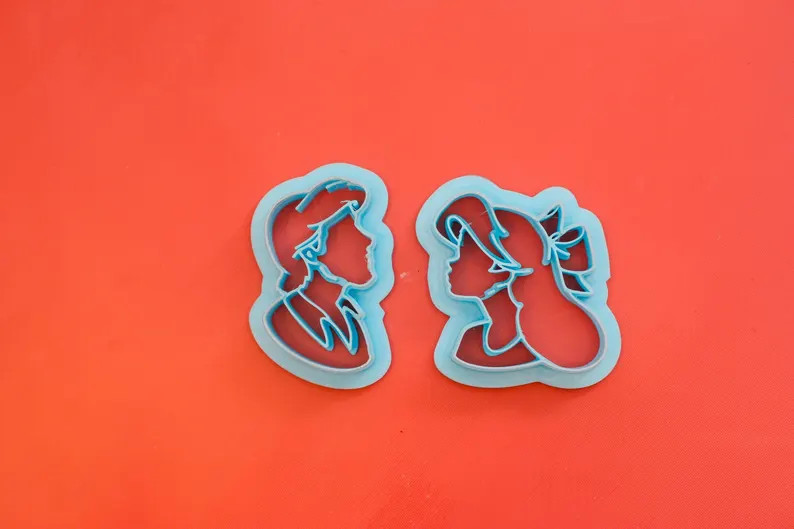Mermaid Kiss Clay Cutters: Ariel & Prince Silhouette - Polymer Clay Earrings - Etsy | Etsy (Global)