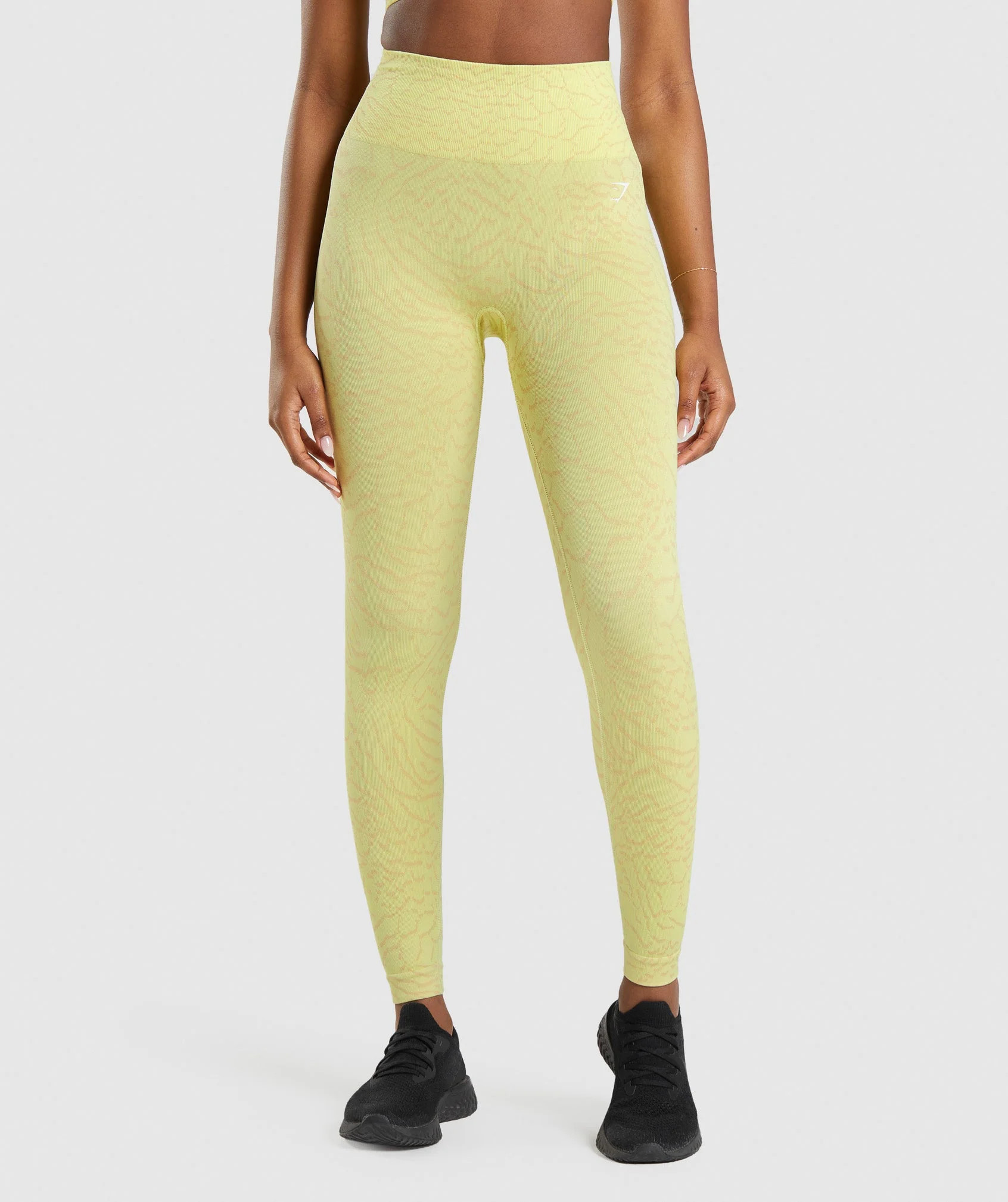 Gymshark Adapt Animal Seamless Leggings - Firefly Yellow | Gymshark US