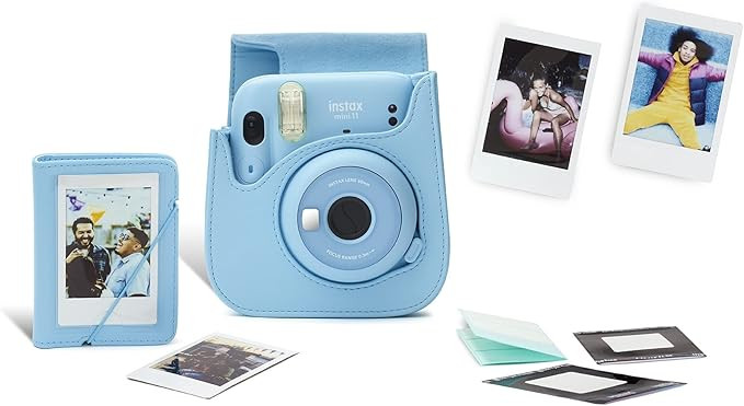instax mini 11 Sky Blue camera bundle | Amazon (UK)