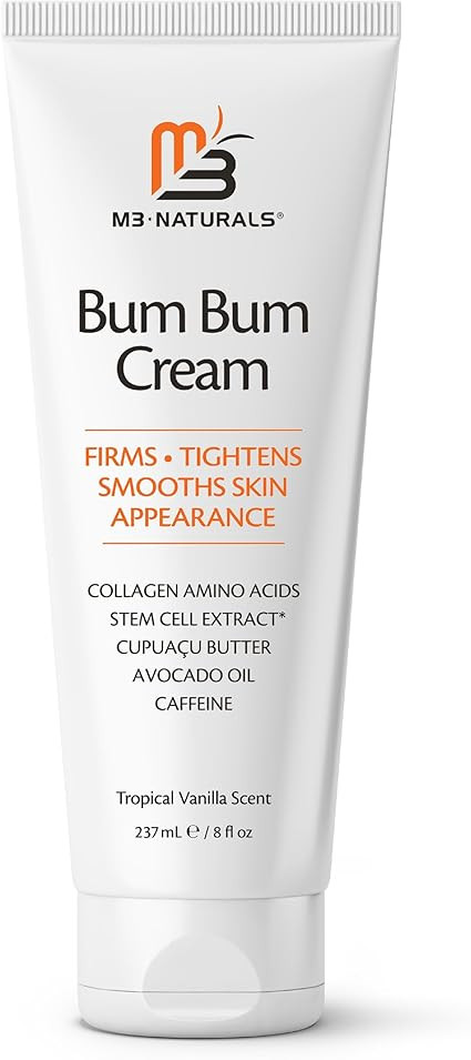 Bum Bum Cream with Lemon Vanilla Scent, 2-in-1 Skin Care Cellulite Treatment & Massage Lotion, No... | Amazon (US)
