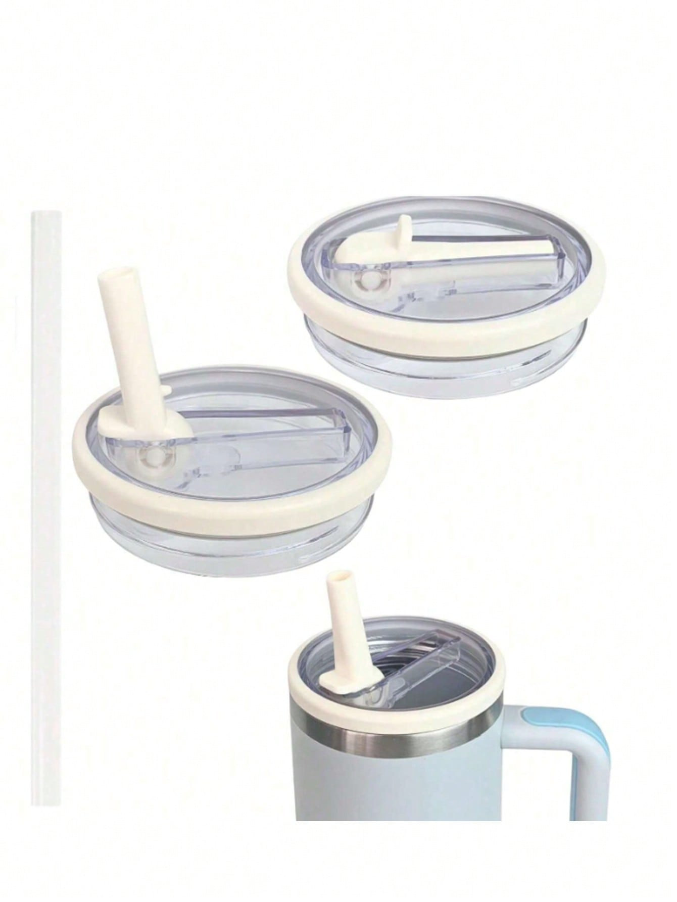 40 Oz Replaceble Tumbler Flip Straw Lid For Quencher, Straw Lid Replacement Fit For HydroJug Trav... | SHEIN