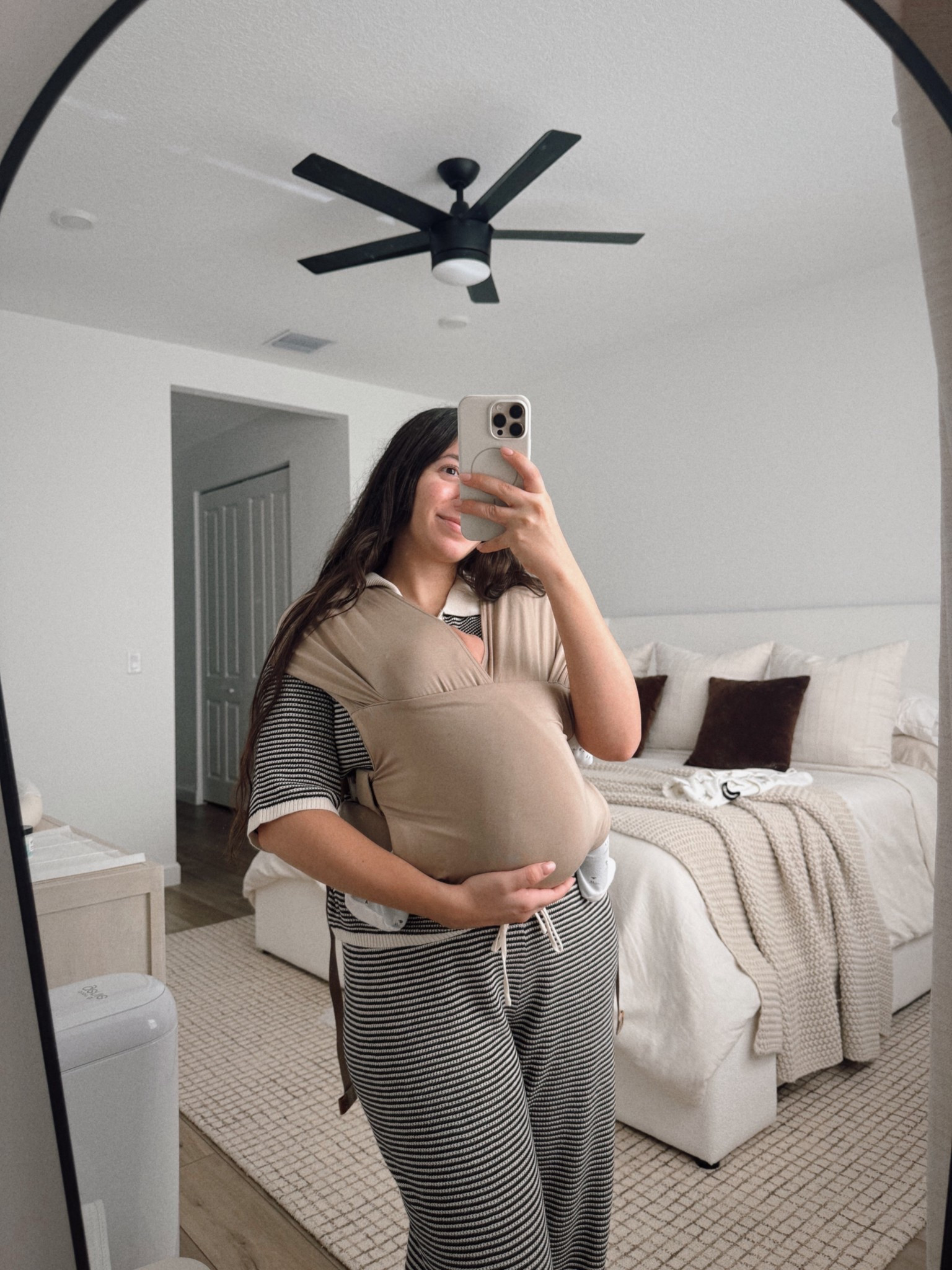 The best newborn wrap 🤍 - structured & so cozy and snug for baby boy 

#LTKmomlife #LTKBaby #LTKgrwm