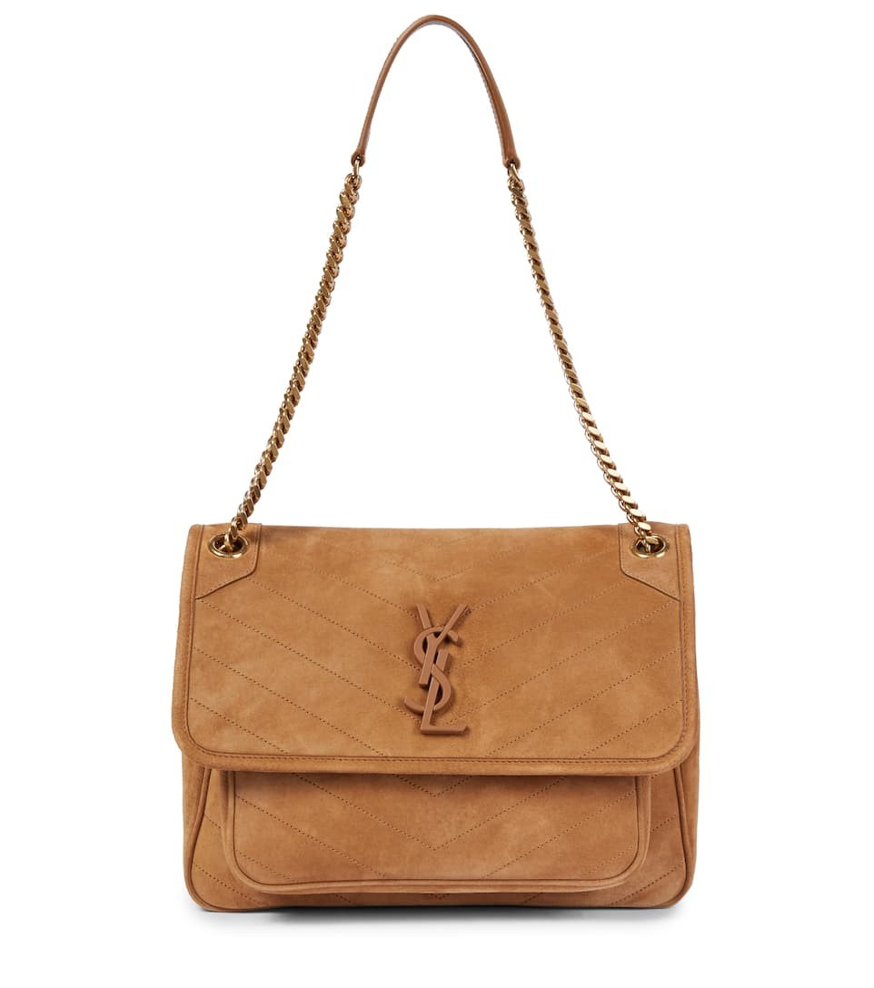 Niki Medium suede shoulder bag | Mytheresa (US/CA)