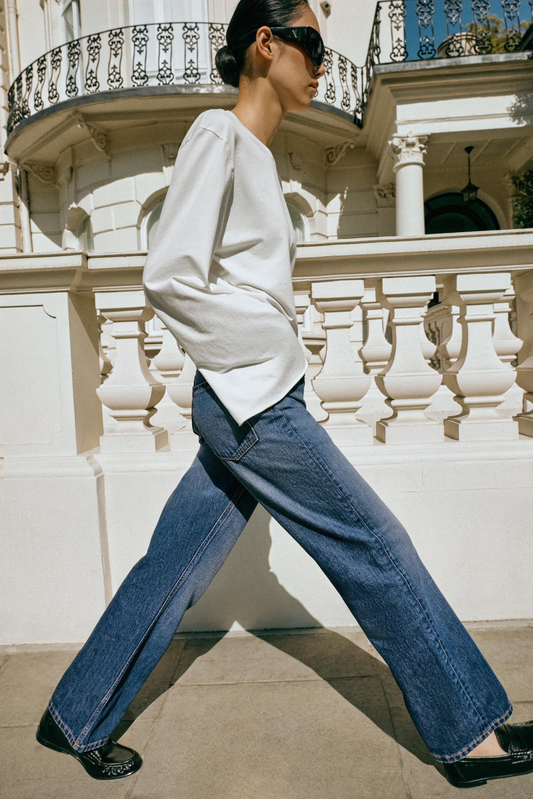 Z1975 HIGH-WAIST REGULAR LONG-LENGTH JEANS | Zara UK