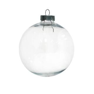 Christmas 2.5" Clear Plastic Ball Ornament | Michaels Stores