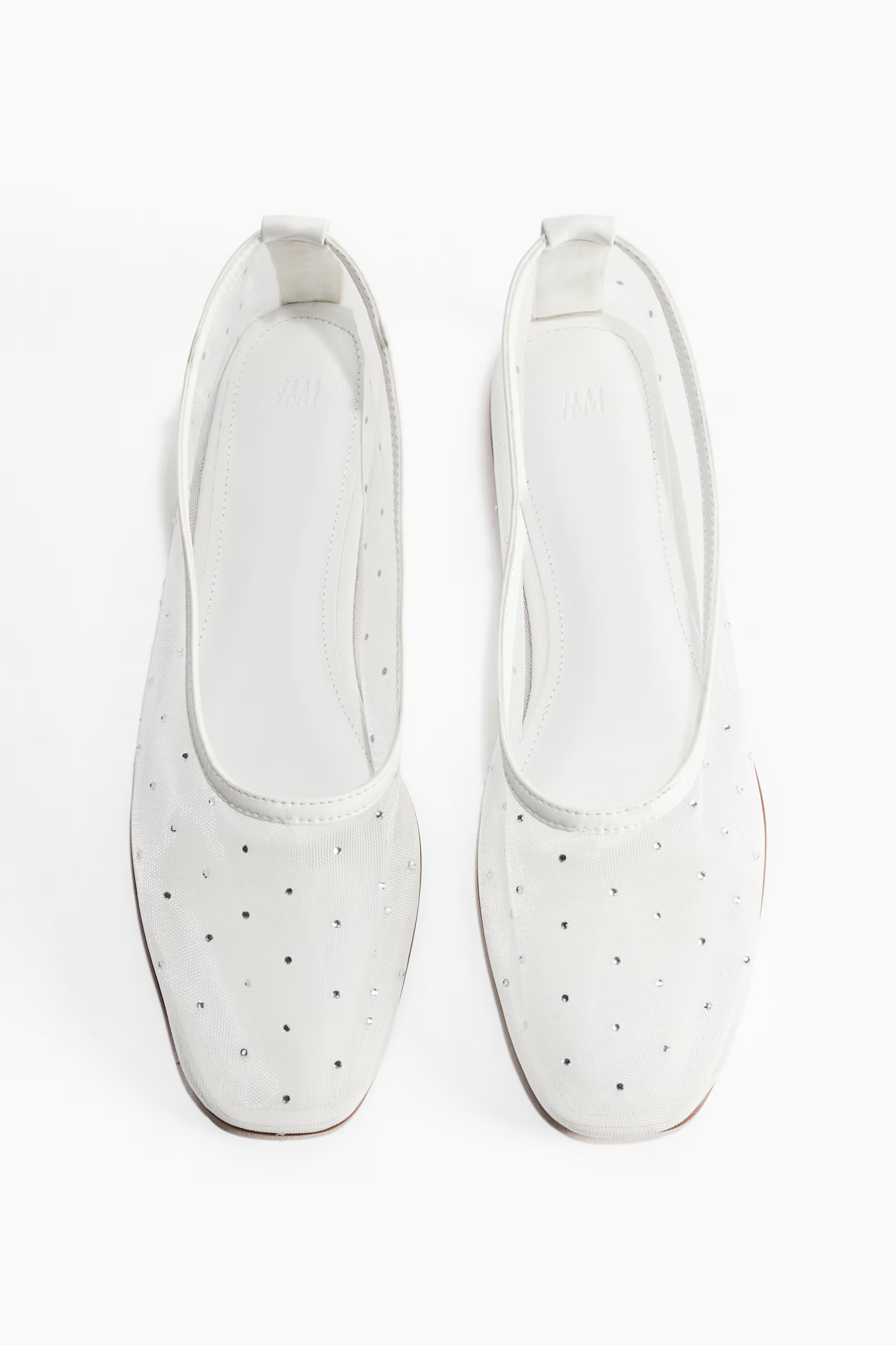Rhinestone-embellished ballet flats | H&M (UK, MY, IN, SG, PH, TW, HK)