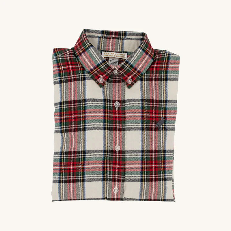 Dean's List Dress Shirt (Flannel) - Charlie Place Plaid with Grandison | The Beaufort Bonnet Company