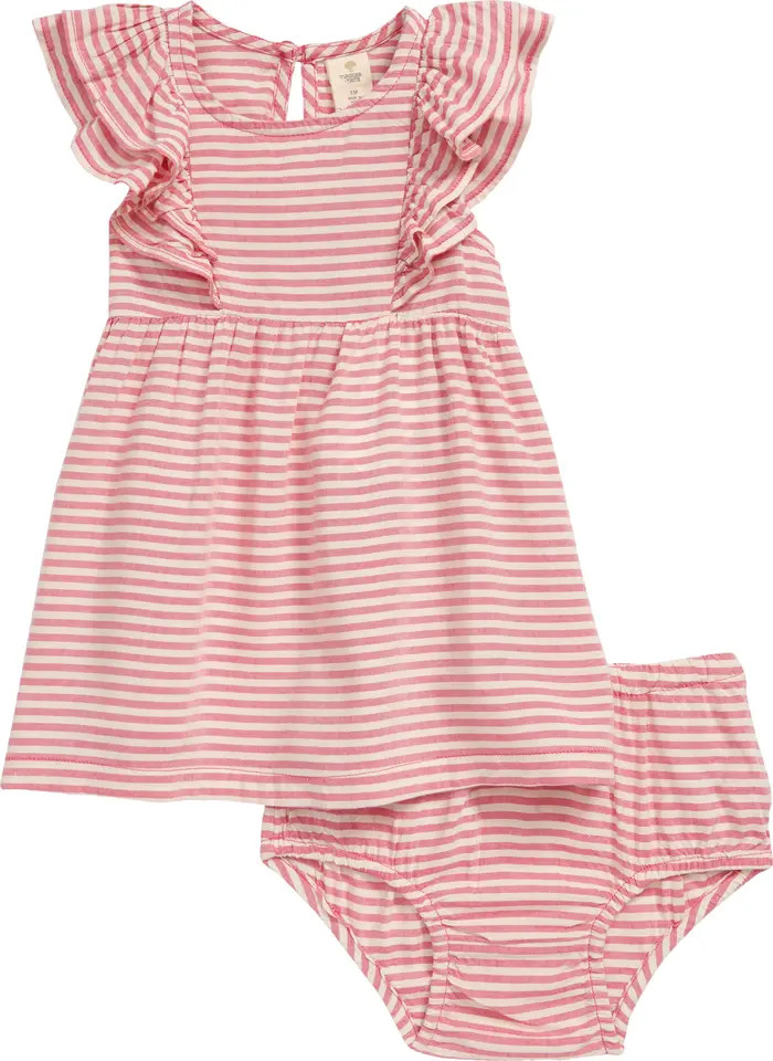 Tucker + Tate Flutter Sleeve Dress & Bloomers Set | Nordstrom | Nordstrom