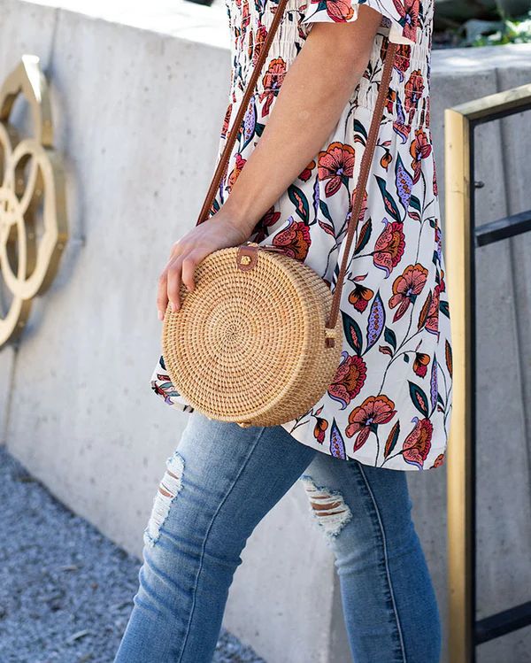 Circle Wicker Bag | Grace and Lace