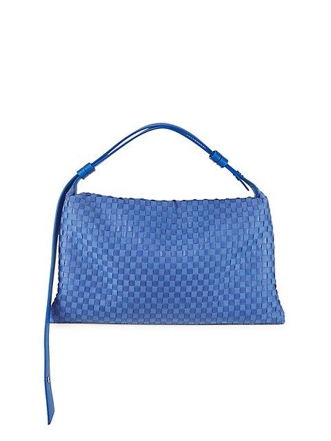 Puffin Woven Vegan Leather Shoulder Bag | Saks Fifth Avenue