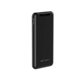 Power Bank 10,000mAh with 1 USB-C and 2 USB-A Outputs (Black) | The Home Depot