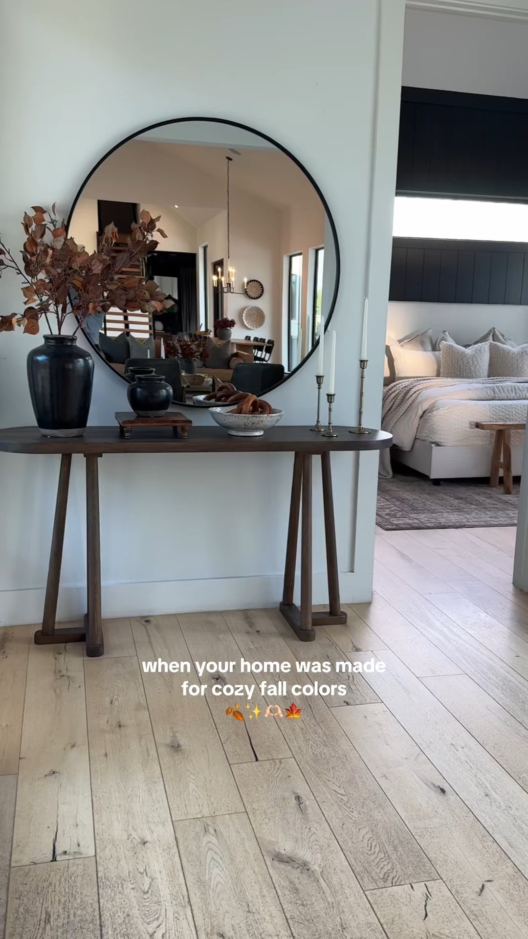 🍂 Every corner of our home is wrapped in warm, autumn tones — from the cozy layers in our bedroom to the inviting textures in our living spaces. I swapped out lightweight summer linens for rich, layered bedding, added earthy-toned pillows, and brought in natural textures to make every room feel like fall.

Our bedroom feels especially dreamy with our new bedding and timeless Wayfair furniture that anchors the space perfectly. A few seasonal touches — warm throws, amber glass accents, and soft candlelight — pulled it all together.

If you’re ready to make your home feel like a cozy autumn retreat, I’ve linked everything in this post so you can shop the look and bring the season into your space. 🍁

#fallhometour2025 #c

#LTKFindsUnder100 #LTKHome #LTKautumn