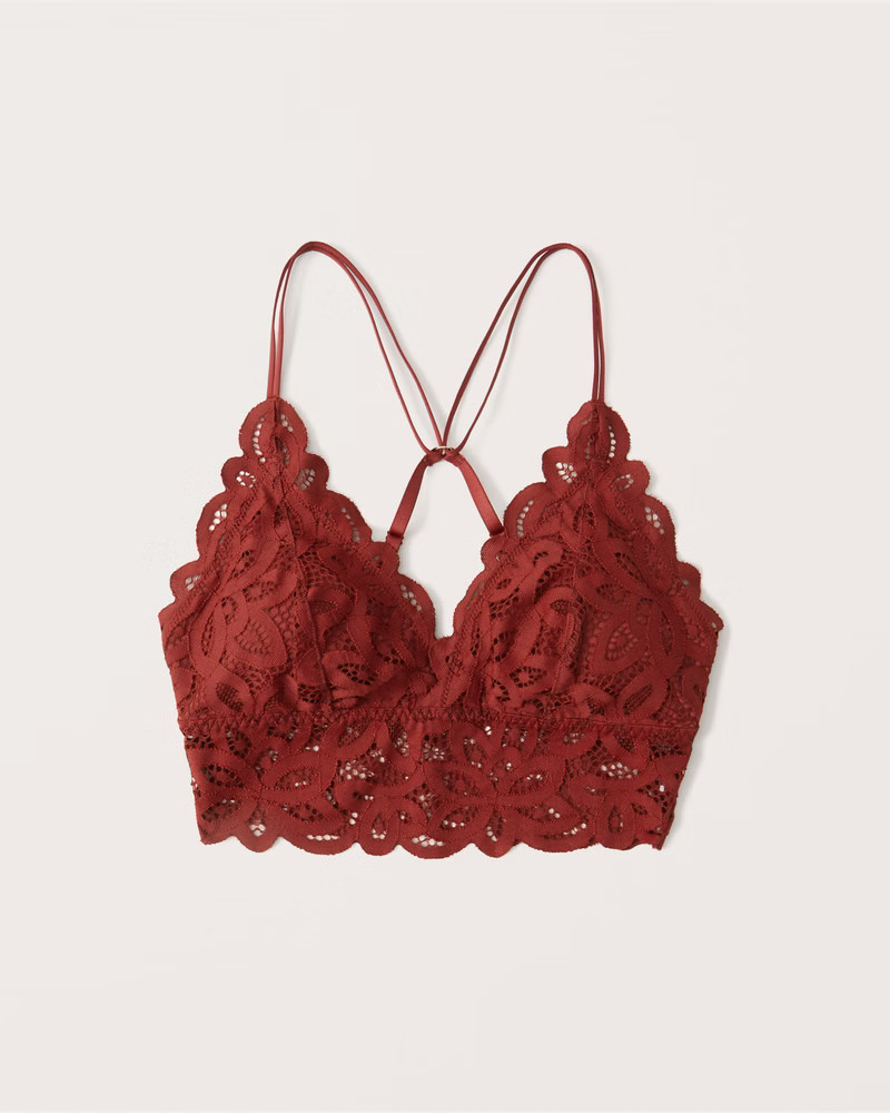 Lace Longline Bralette | Abercrombie & Fitch (US)