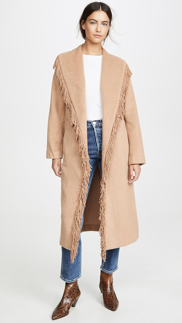 Linda Fringe Coat | Shopbop