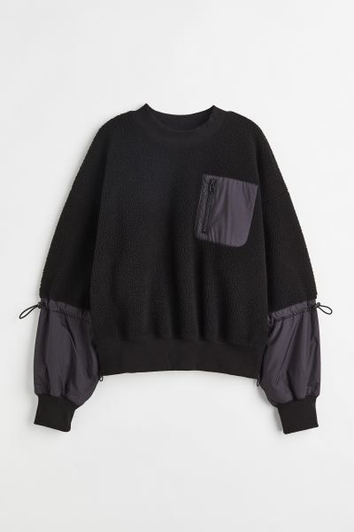 Teddy sports sweatshirt | H&M (US + CA)