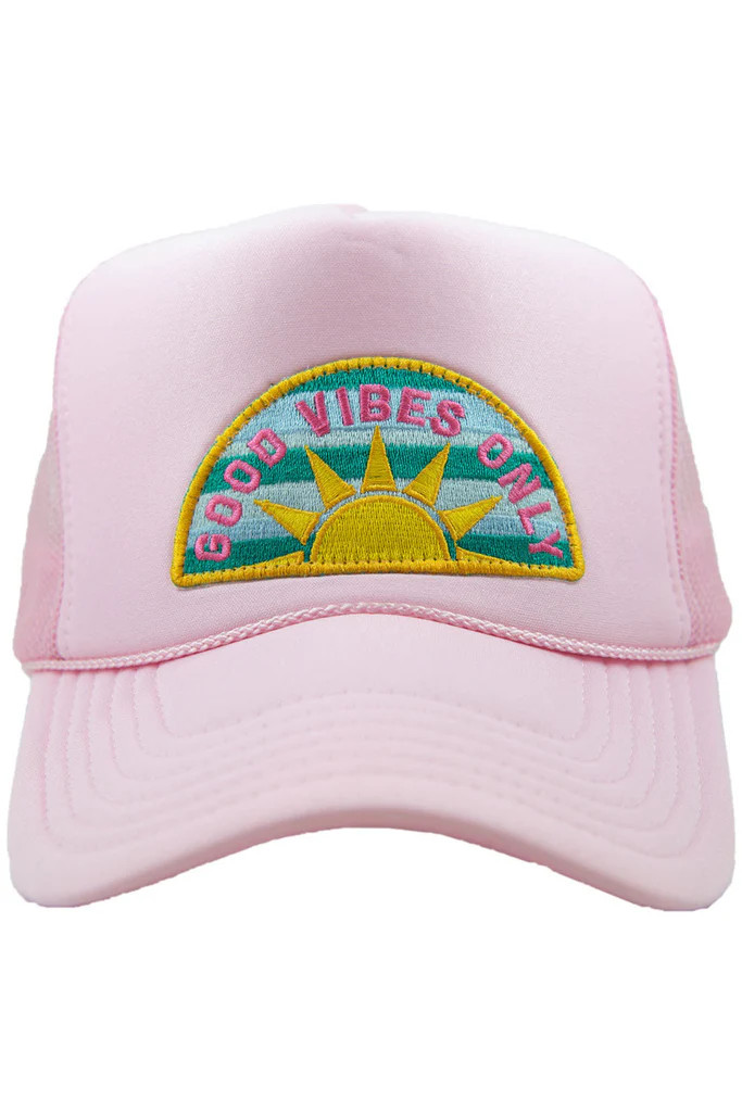 Good Vibes Only Patch Foam Snapback | Katydid.com