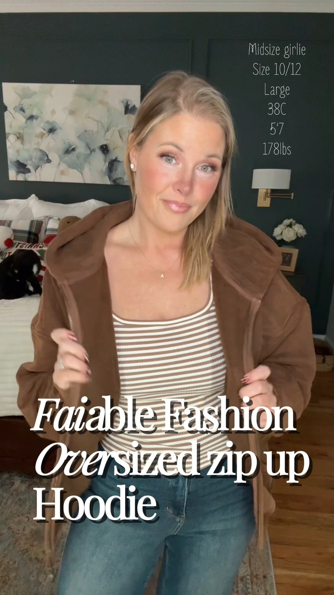 🖤 This Faiable oversized zip-up hoodie is EVERYTHING — super comfy, perfectly slouchy, and that acid wash is chef’s kiss. Living in this. 🔥👀 

#LTKootd #LTKMidsize #LTKActive
