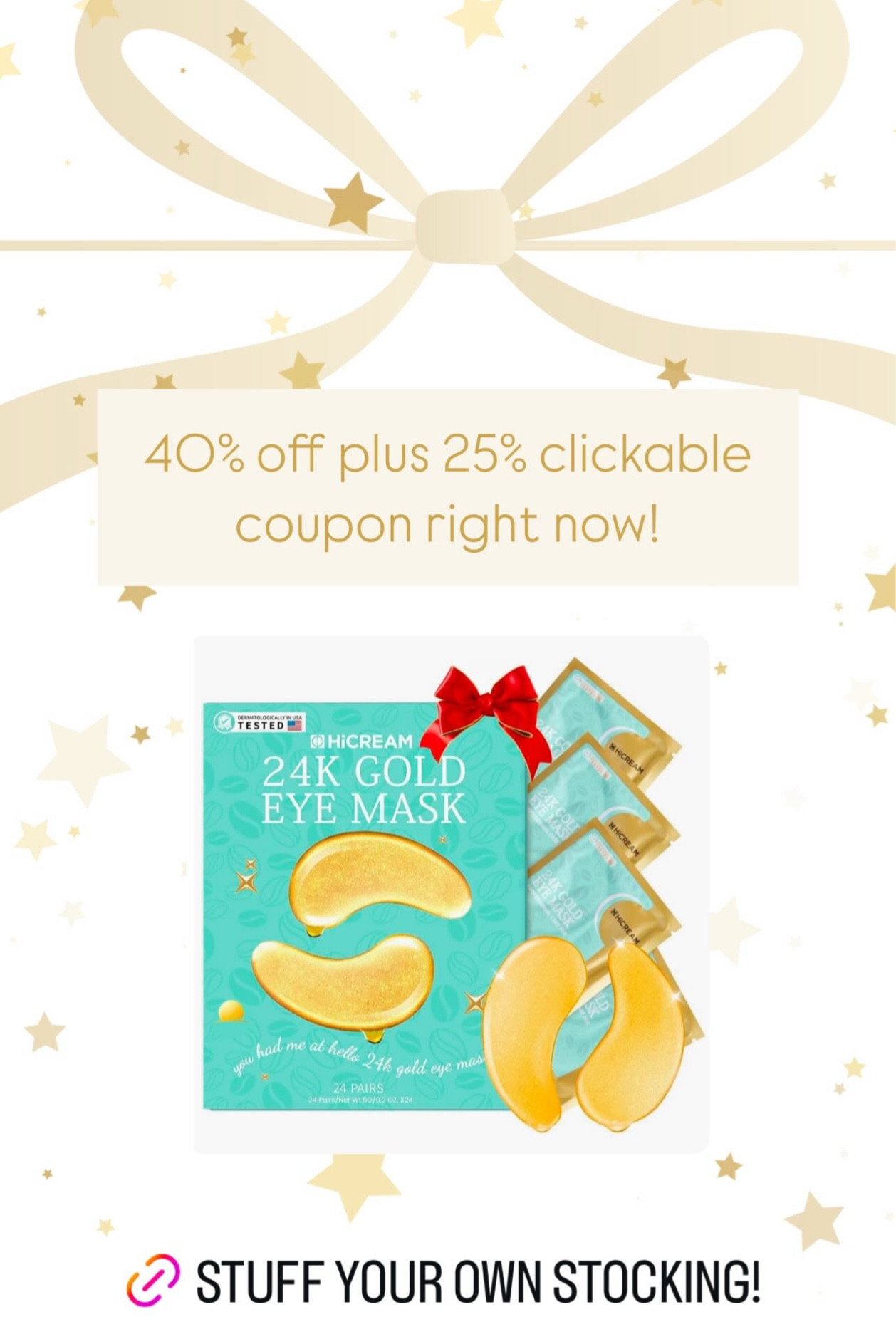 Best seller eye patches on crazy deal! Ships for Christmas stockings!


#LTKGiftGuide #LTKHoliday #LTKSeasonal