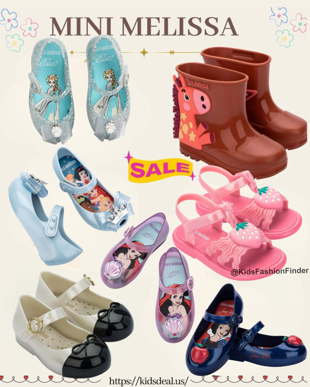 ✨ Mini Melissa Sandals & Jelly Shoes ✨

Every little girl's dream shoes! 💖

🌈 Bright colors with adorable details
👸 Disney Princess designs and cute prints—even on the soles!
💦 Perfect for splashing around in summer
🧦 Looks just as cute with socks for fall & winter

Stylish, comfy, and guaranteed to turn heads wherever they go! 💕✨

#MiniMelissa #MelissaShoes #JellyShoes #KidsFashion #DisneyPrincess #ToddlerStyle #GirlsShoes #MiniFashionista #SummerStyle #CuteOutfits #MomLife #KidsStyle #PrincessShoes #KidsFinds #FashionFavorites

#LTKSaleAlert #LTKKids #LTKWedding