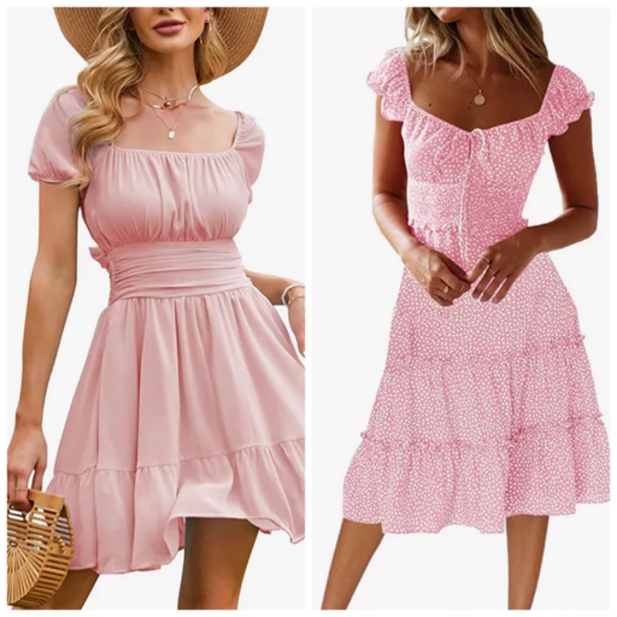 Light Pink Casual Dresses