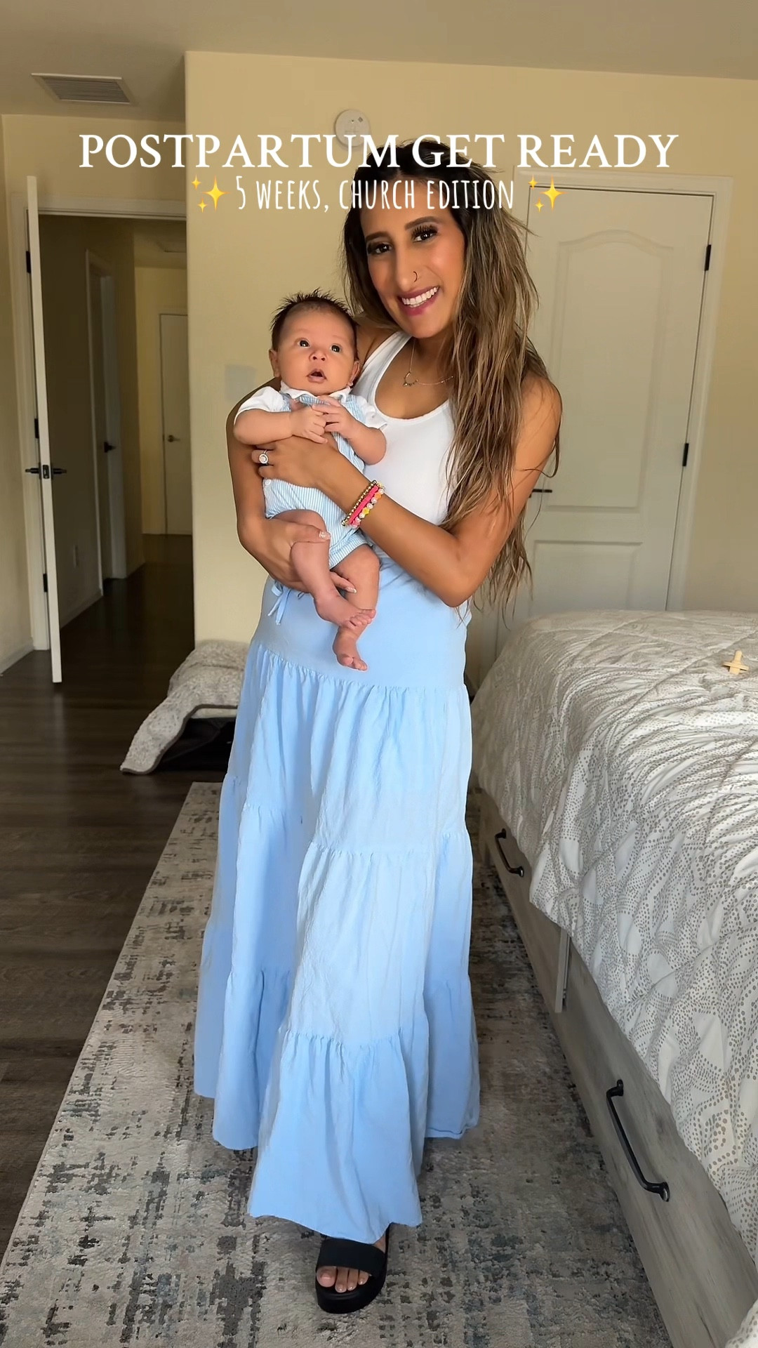 5 weeks postpartum and starting to slowly get back in the groove of things. Although I'm still struggling to find clothes that fit, I have to learn to love this new body of mine because it gave me the greatest gift. 💙 #postpartum #breastfeeding

#LTKBaby #LTKFindsUnder50 #LTKStyleTip