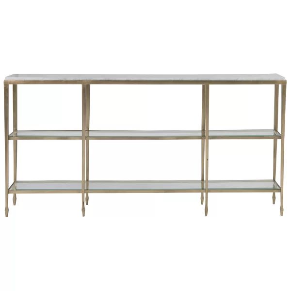 Signature Designs 66'' Genuine Marble Console Table | Wayfair North America