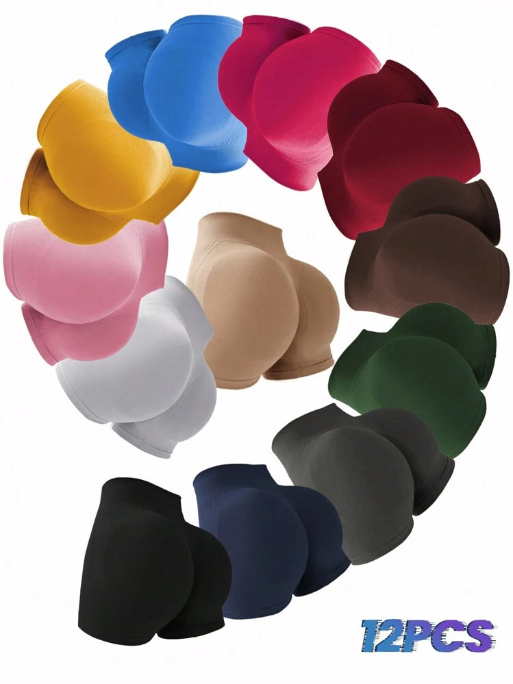 SHEIN Women's Solid Color High Waist Fitness Sports Shorts For Daily Wear | SHEIN