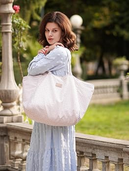 Montana West x Lee Extra Large Soft Cotton Tote Bag for Women Thick Lightweight Shoulder Bag Reus... | Amazon (US)