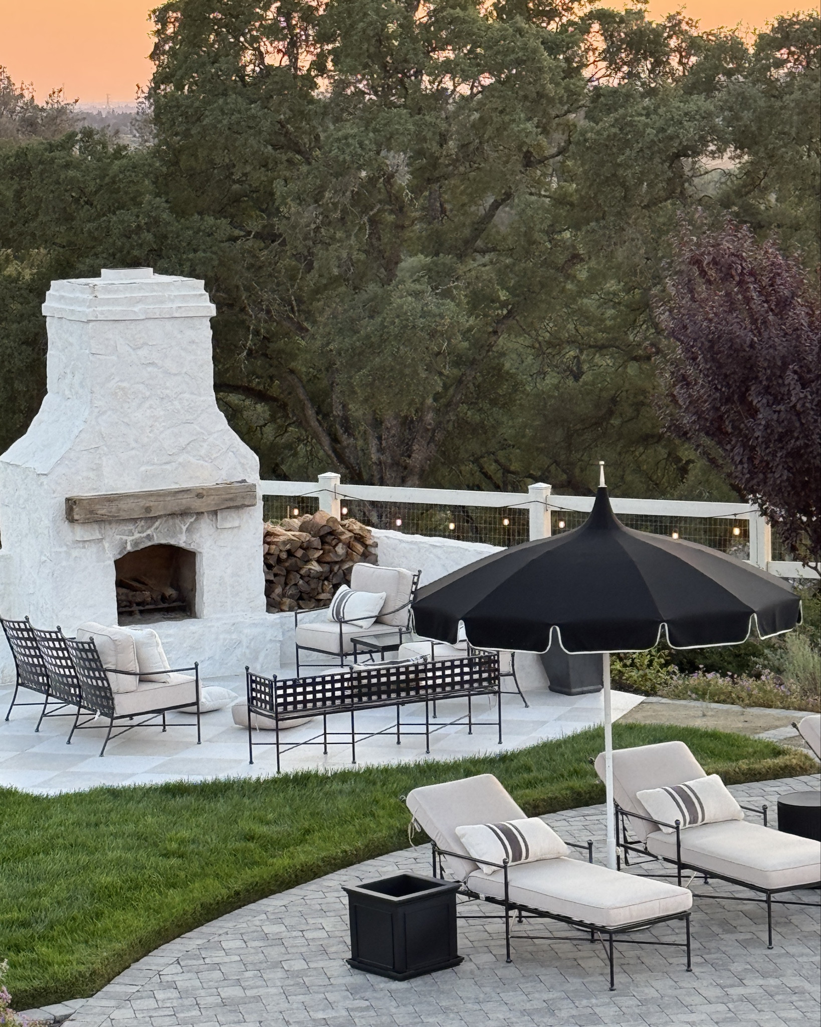 Outdoor chairs, Sunbrella umbrellas, outdoor furniture, outdoor tile (silver & white) outdoor dining table, outdoor chaises, outdoor lighting, front door wreaths

#LTKHome #LTKSeasonal #LTKSaleAlert