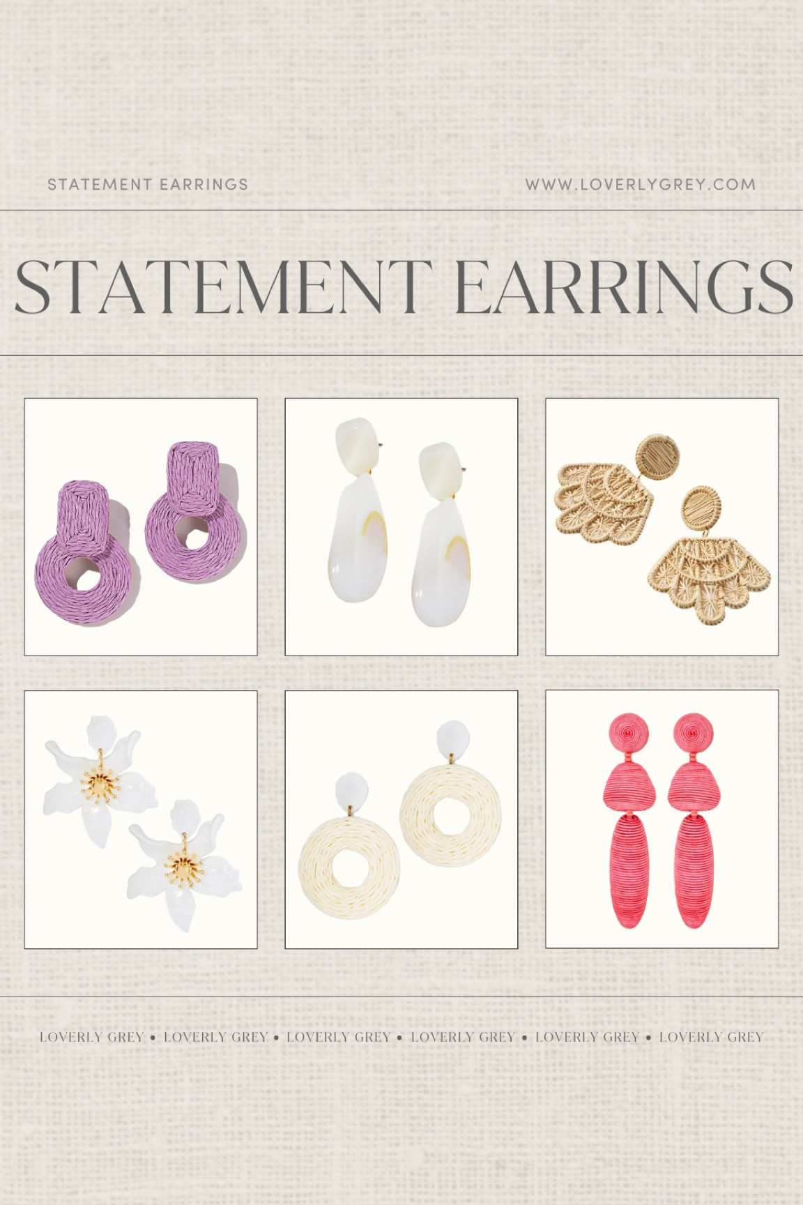 Statement earrings I love! A spring and summer accessory must have! 

Loverly Grey, earrings 

#LTKstyletip #LTKSeasonal #LTKfindsunder100