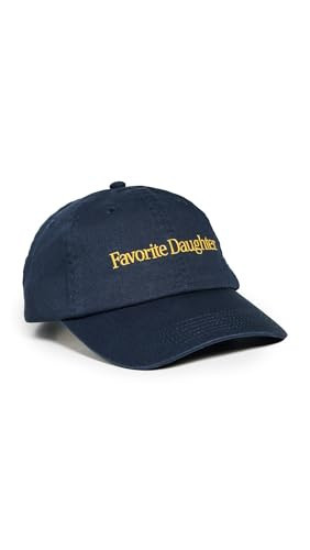 Favorite Daughter Women's Classic Logo Baseball Cap, Navy/Yellow, One Size | Amazon (US)