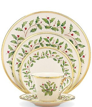 Lenox Holiday 24K Gold Accent 5-Piece Place Setting | Dillard's