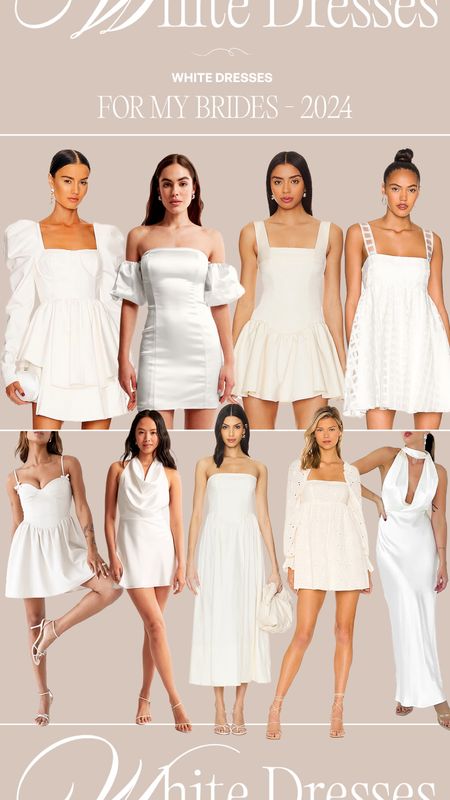 White dresses for all my brides this summer🤍🍸 #bride #summer #bridal 

#LTKwedding #LTKmidsize #LTKstyletip