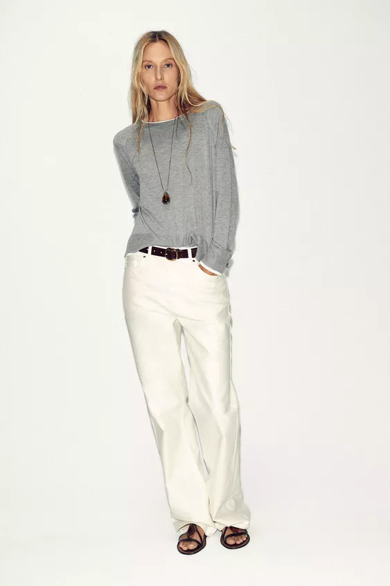 DOUBLE KNIT JUMPER | Zara UK