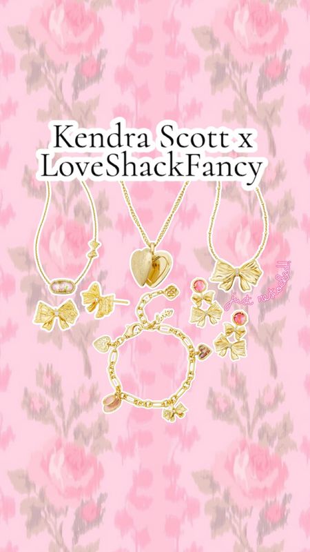 Kendra Scott x LoveShackFancy just restocked 🥹🎀💓