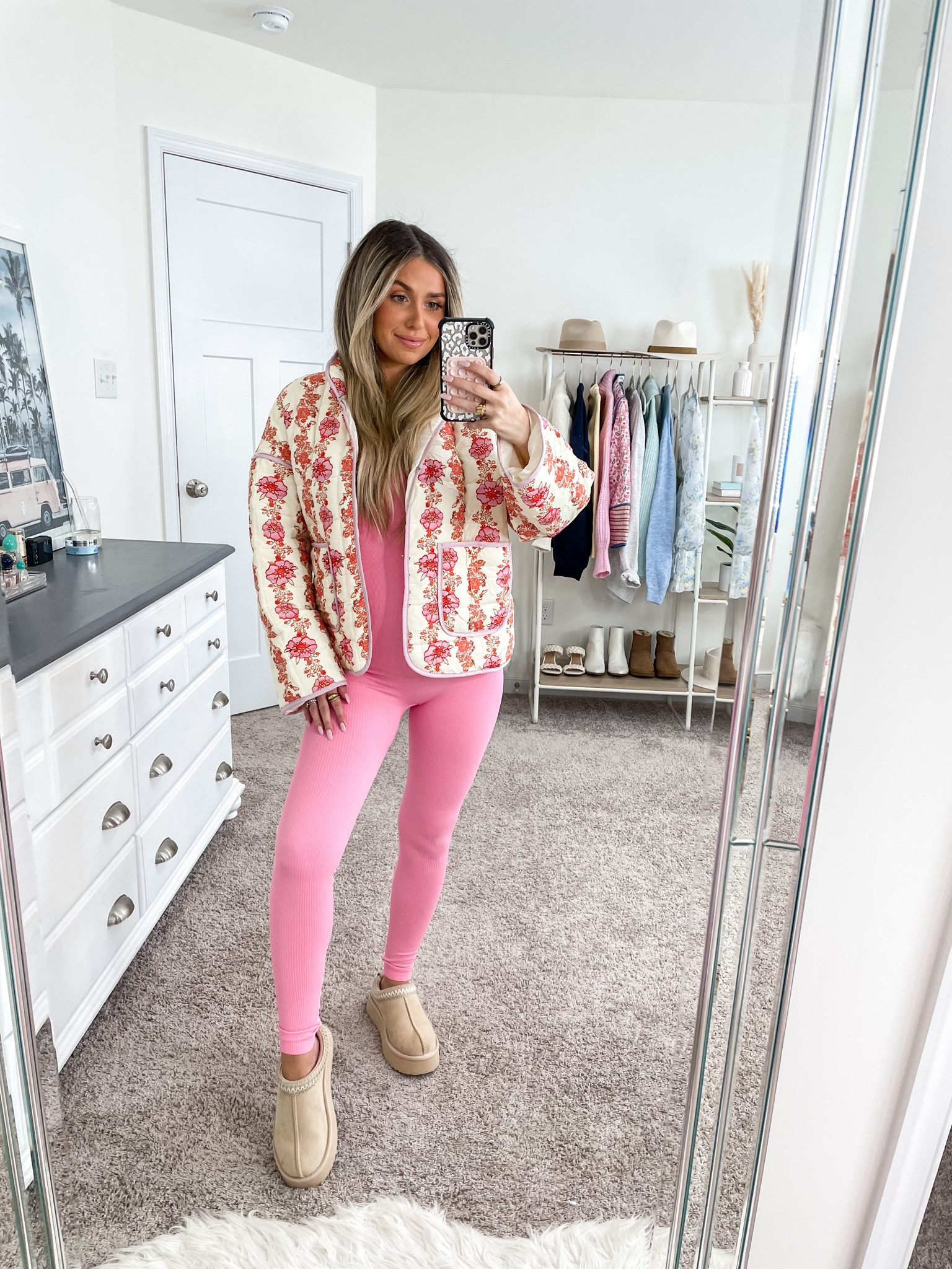 Amazon jacket: small
Amazon jumpsuit: small 
Altard state cloud slippers: size 6

#LTKfindsunder100 #LTKfindsunder50 #LTKstyletip