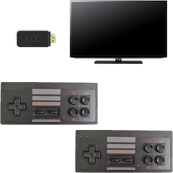 Extreme Mini Retro Game Box with 2 Wireless Controllers, Plug and Play TV Gaming System, Nostalgi... | Amazon (US)