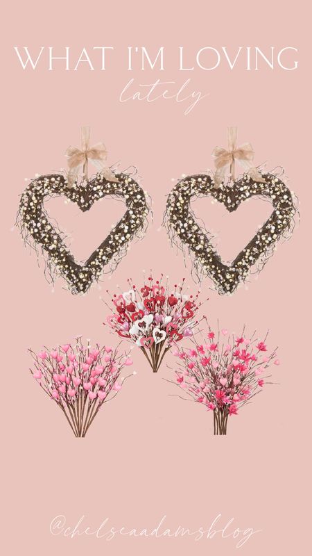 Just ordered these picks for the front porch wreaths and garland
Valentines day decor
Heart wreath
Amazon finds


#LTKfindsunder50 #LTKfindsunder100 #LTKhome