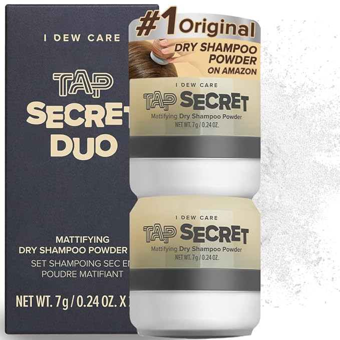 I DEW CARE Biotin Clarifying Dry Shampoo - Tap Secret Original Duo Set | Strengthening & Volumizi... | Amazon (US)