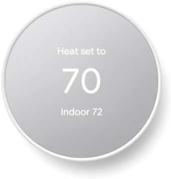 Google Nest Thermostat - Smart Thermostat for Home - Programmable Wifi Thermostat - Snow | Amazon (US)